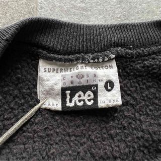 90s USA製 ヴィンテージ Lee リバースウィーブ スウェット BLACK