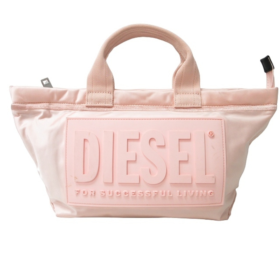 DIESEL 2way ハンドバッグ ショルダーバッグ デニム レザー ナイロン