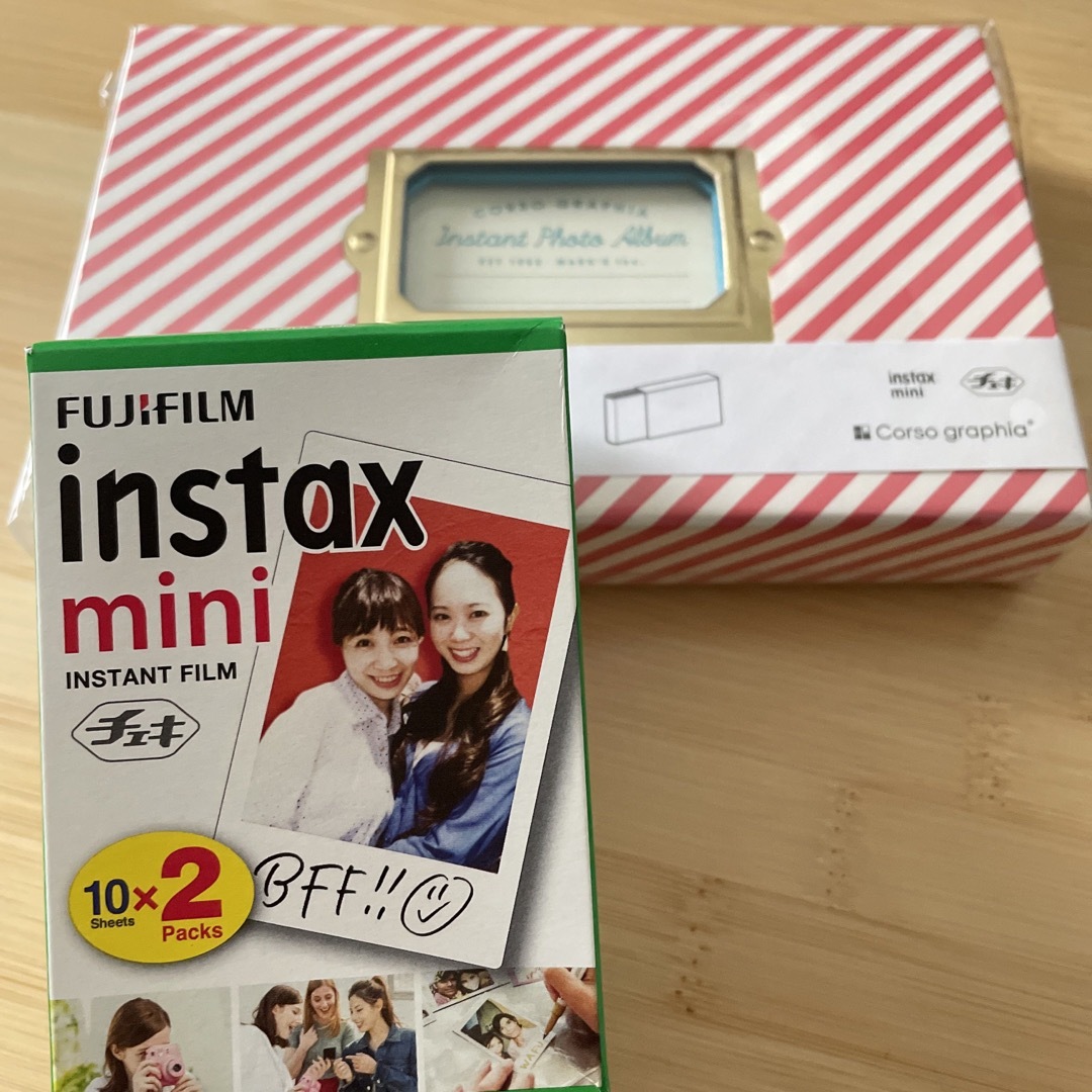 チェキ フイルム2本パック instax mini JP2(10枚×2パック)の通販 by ...