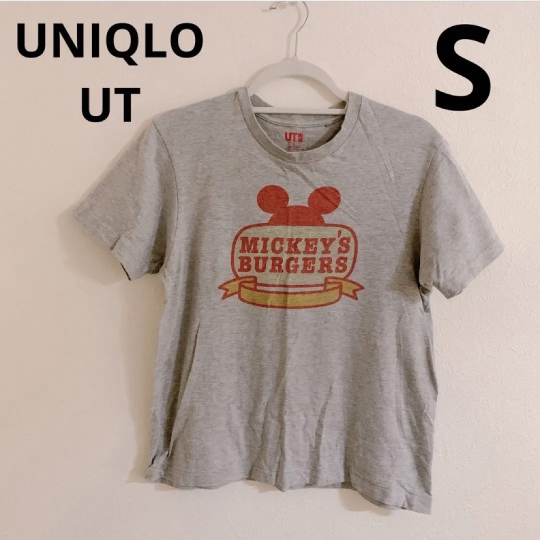 UNIQLO(ユニクロ)の【夏物セール中】 UNIQLO 半袖 Tシャツ UT ミッキーロゴ S メンズのトップス(Tシャツ/カットソー(半袖/袖なし))の商品写真