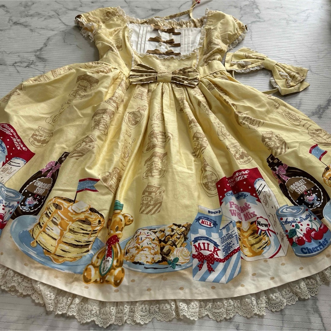 新品　Angelic Pretty　ケーキ柄　ワンピース