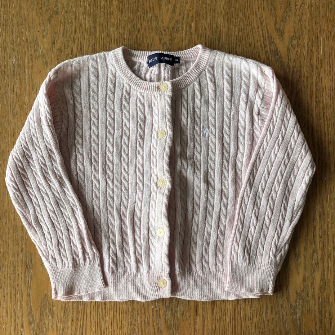 Ralph Lauren(ラルフローレン)のラルフローレン90 カーディガン キッズ/ベビー/マタニティのキッズ服女の子用(90cm~)(カーディガン)の商品写真