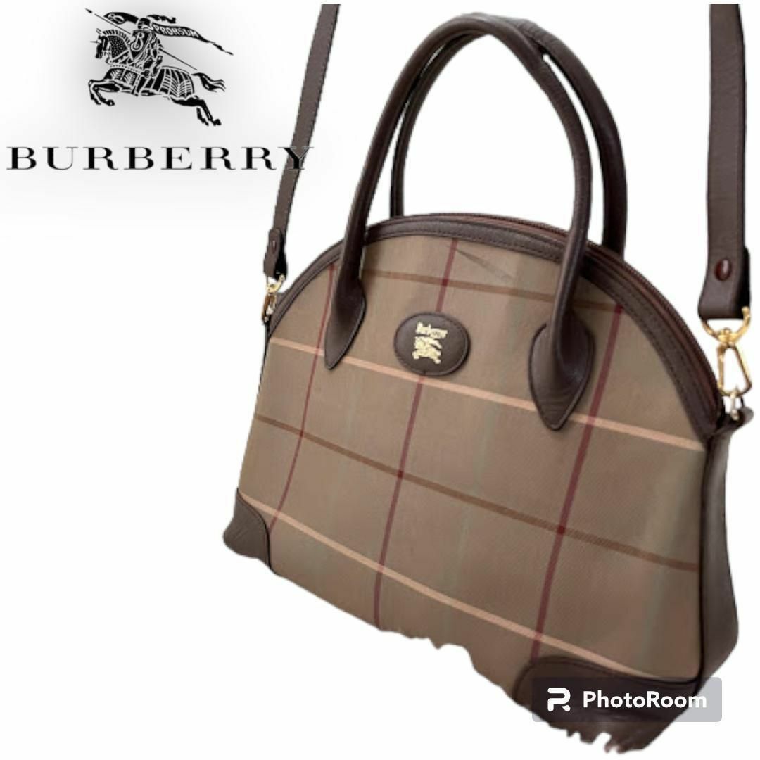 バーバリーズ BURBERRYS トート ハンドバッグ 2WAY チェック-