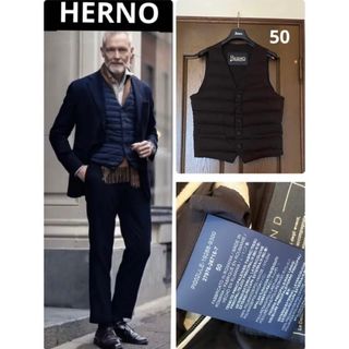 HERNO IL GILET ダウンベスト 46 S PI012ULE19288