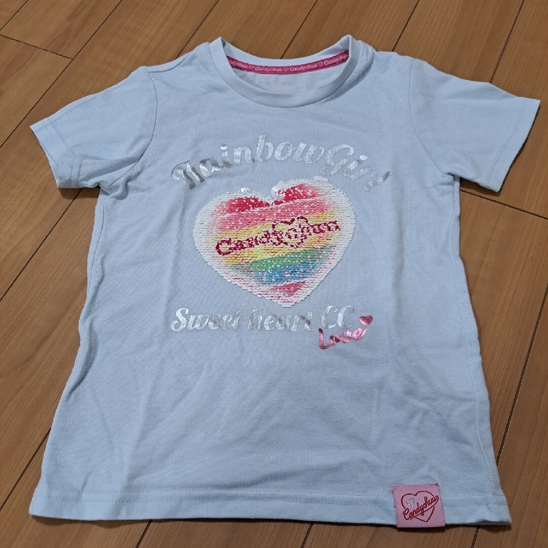 Candychuu半袖 キッズ/ベビー/マタニティのキッズ服女の子用(90cm~)(Tシャツ/カットソー)の商品写真