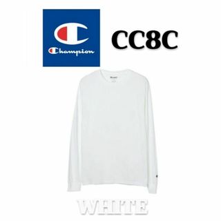チャンピオン(Champion)の送料無料　 CHAMPION チャンピオン 　ロングTシャツ ホワイト　L 新品(Tシャツ/カットソー(七分/長袖))