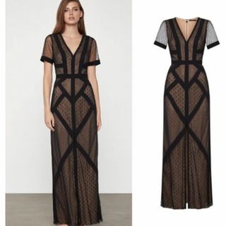 ビーシービージーマックスアズリア(BCBGMAXAZRIA)の限界お値下げ！BCBG ダイヤモンドチュールドレス(ロングワンピース/マキシワンピース)