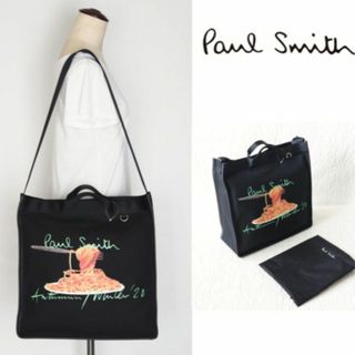 ポールスミス(Paul Smith)の新品【ポールスミス】50周年記念スパゲティ2wayトートバッグ ハンドバッグ 黒(トートバッグ)