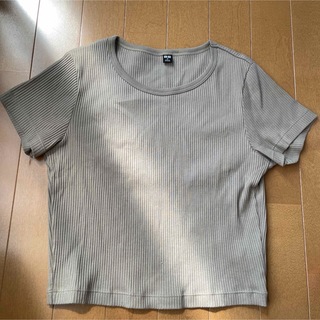 ユニクロ(UNIQLO)のUNIQLO リブカットソー(Tシャツ(半袖/袖なし))