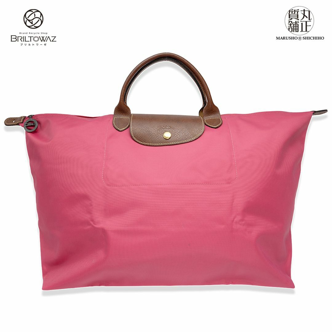 LONGCHAMP(ロンシャン)のロンシャン ル プリアージュ L ナイロン L1624089B49 FLEURS ピンク系 折り畳み トートバッグ 手提げ レディース LONGCHAMP USED【中古】【丸正質舗】【質屋】【ブリルトワーゼ】(M211803h) レディースのバッグ(トートバッグ)の商品写真