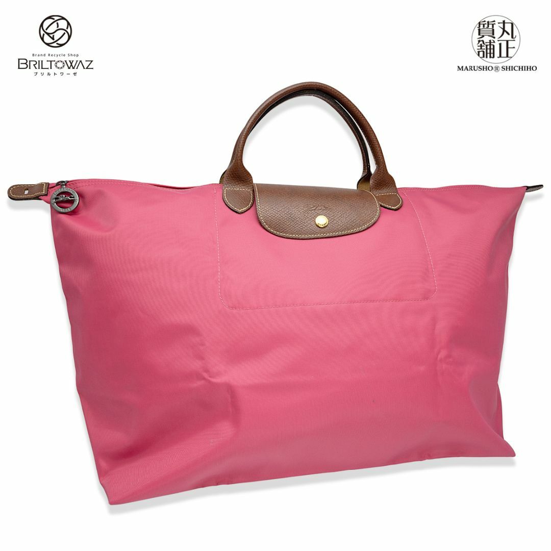 LONGCHAMP(ロンシャン)のロンシャン ル プリアージュ L ナイロン L1624089B49 FLEURS ピンク系 折り畳み トートバッグ 手提げ レディース LONGCHAMP USED【中古】【丸正質舗】【質屋】【ブリルトワーゼ】(M211803h) レディースのバッグ(トートバッグ)の商品写真