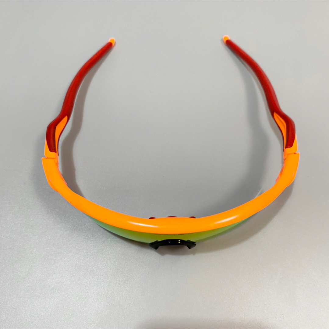 美品 オークリー サングラス RADAR EV 赤オレンジ 野球 ランニング-