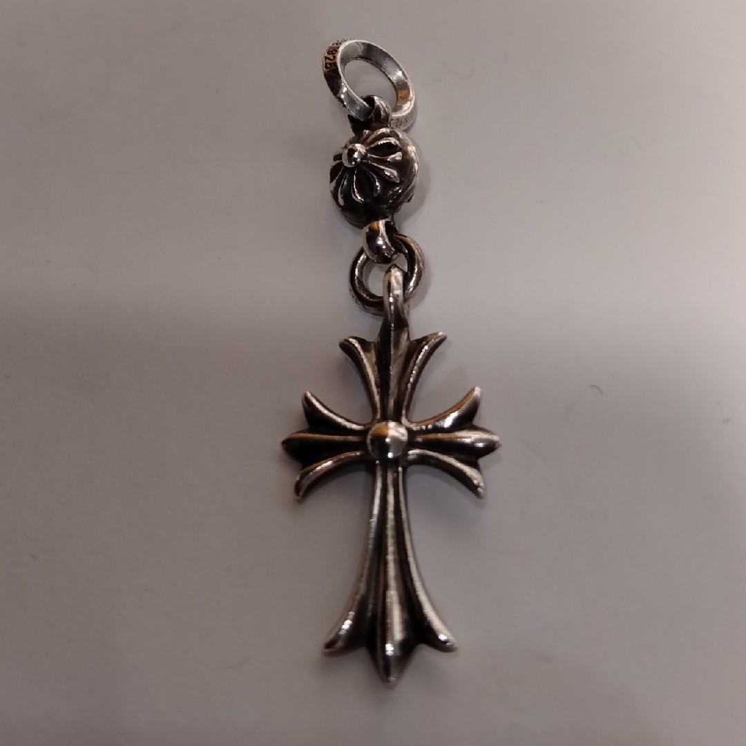 CHROME HEARTS 1Ball Tiny CH Cross ネックレス