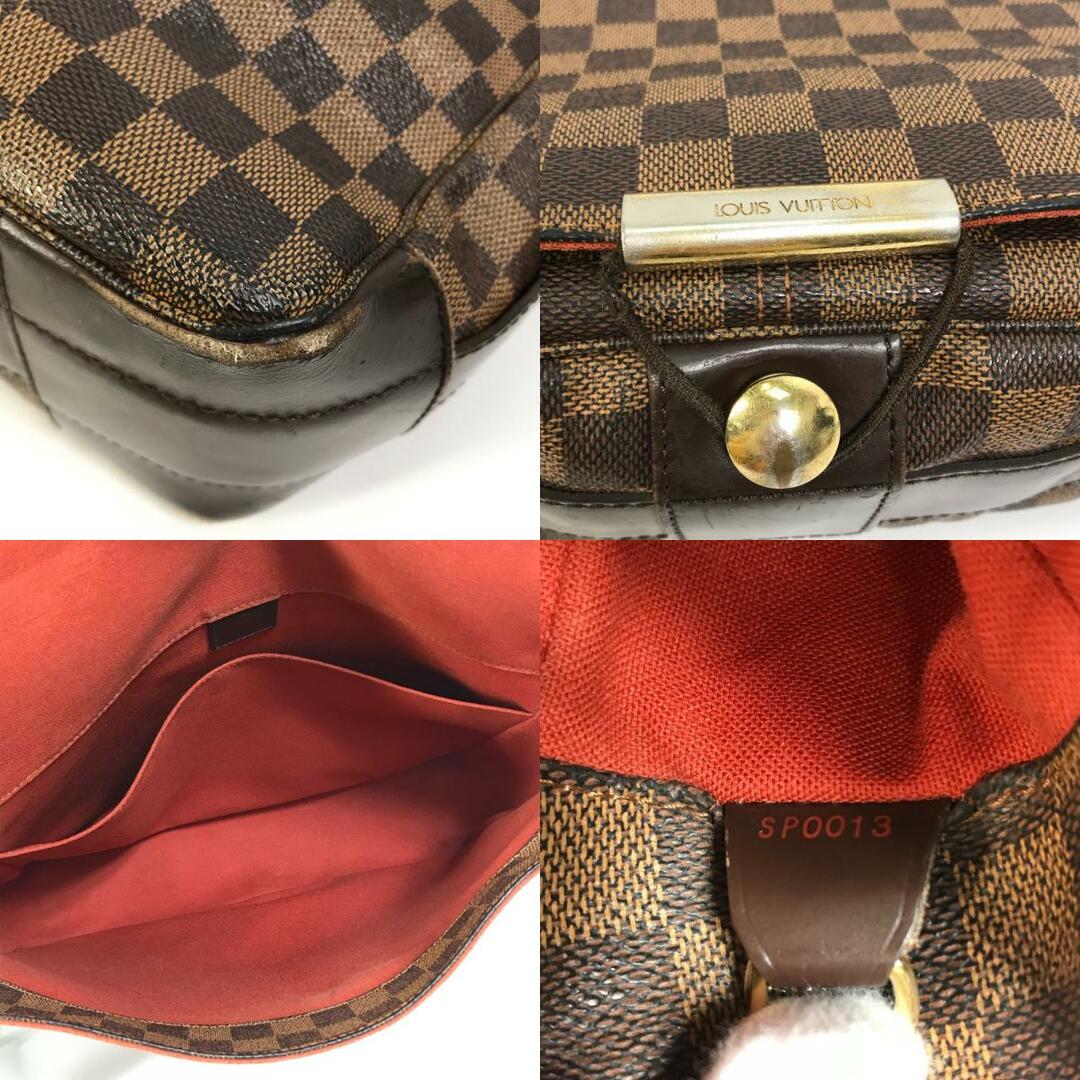 ルイヴィトン LOUIS VUITTON バスティーユ　 	M45258 ダミエ カバン フラップ 斜め掛け ショルダーバッグ ダミエキャンバス エベヌ ブラウン 8