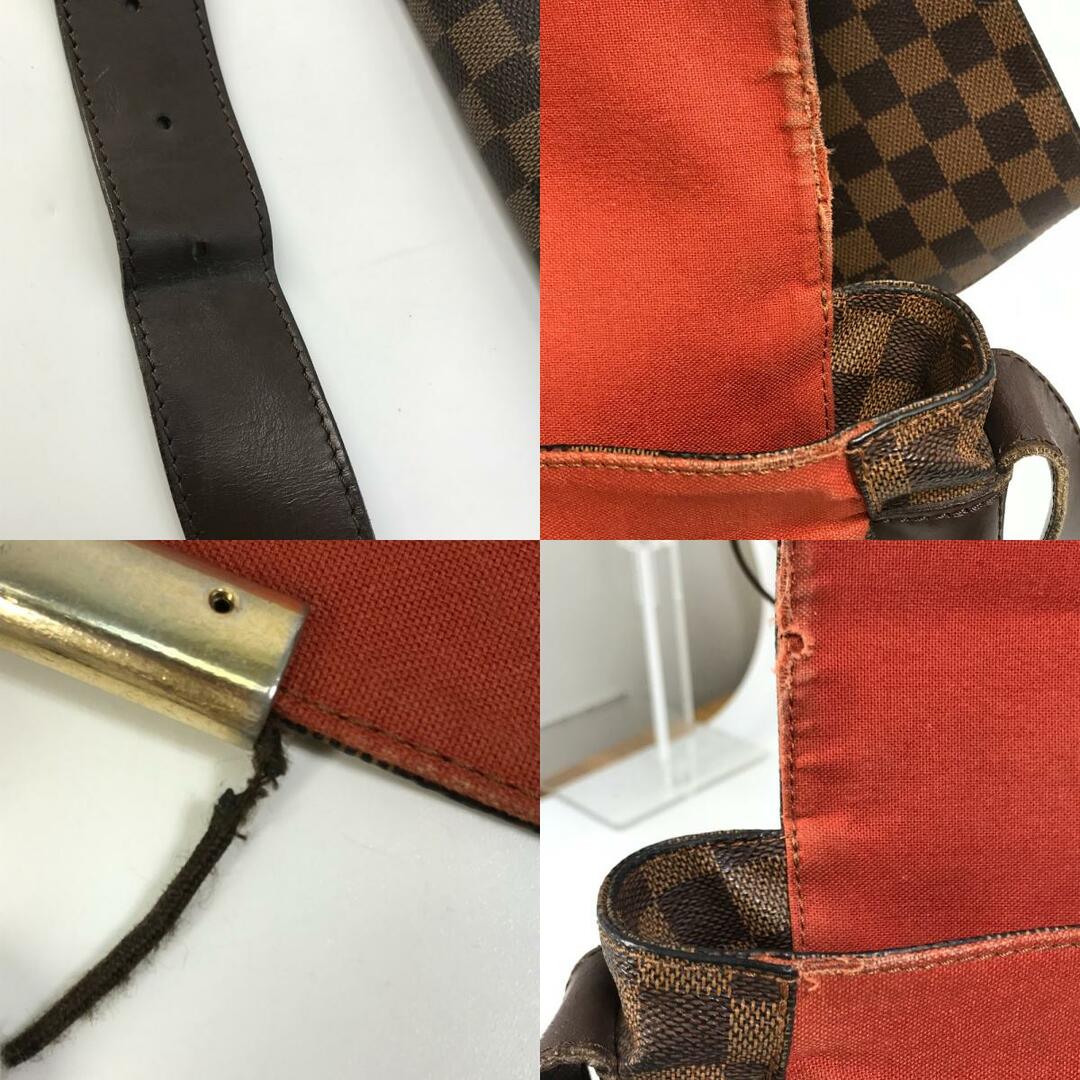 ルイヴィトン LOUIS VUITTON バスティーユ　 	M45258 ダミエ カバン フラップ 斜め掛け ショルダーバッグ ダミエキャンバス エベヌ ブラウン 9