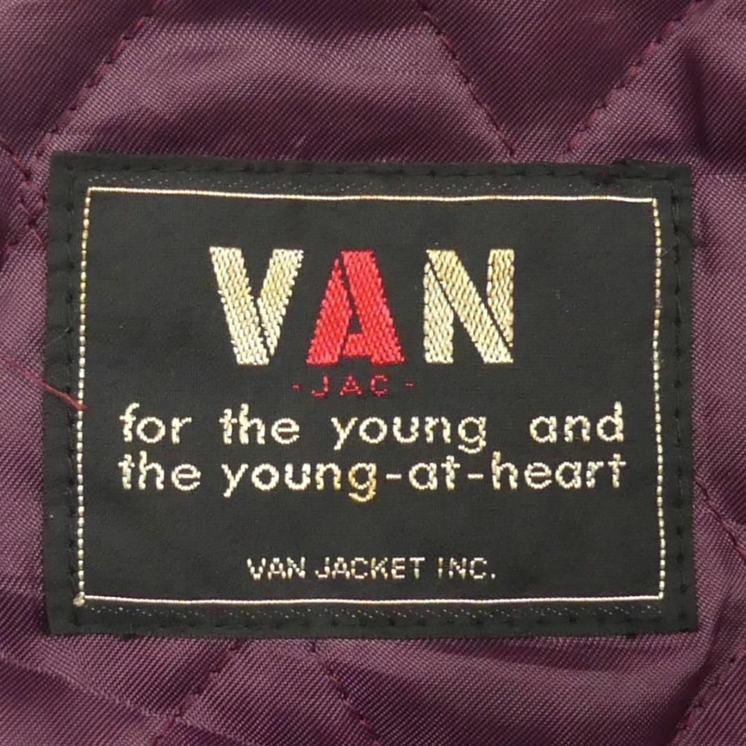 VAN JACKET ヴァンヂャケット スタジャン 紫 L レザー HH9165