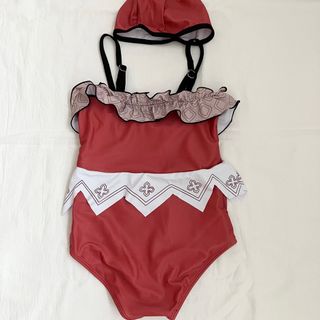 LAOMI 原神 スクール水着 子供用 女の子 プール コスプレ アニメ 水着