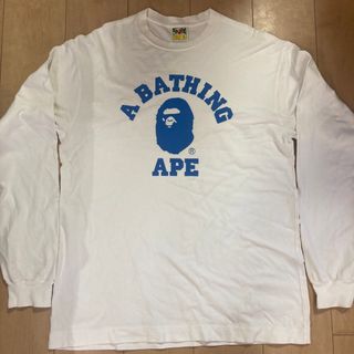 ＊新品タグ付＊Aape by abating ape ベイプ ロンT ホワイトM