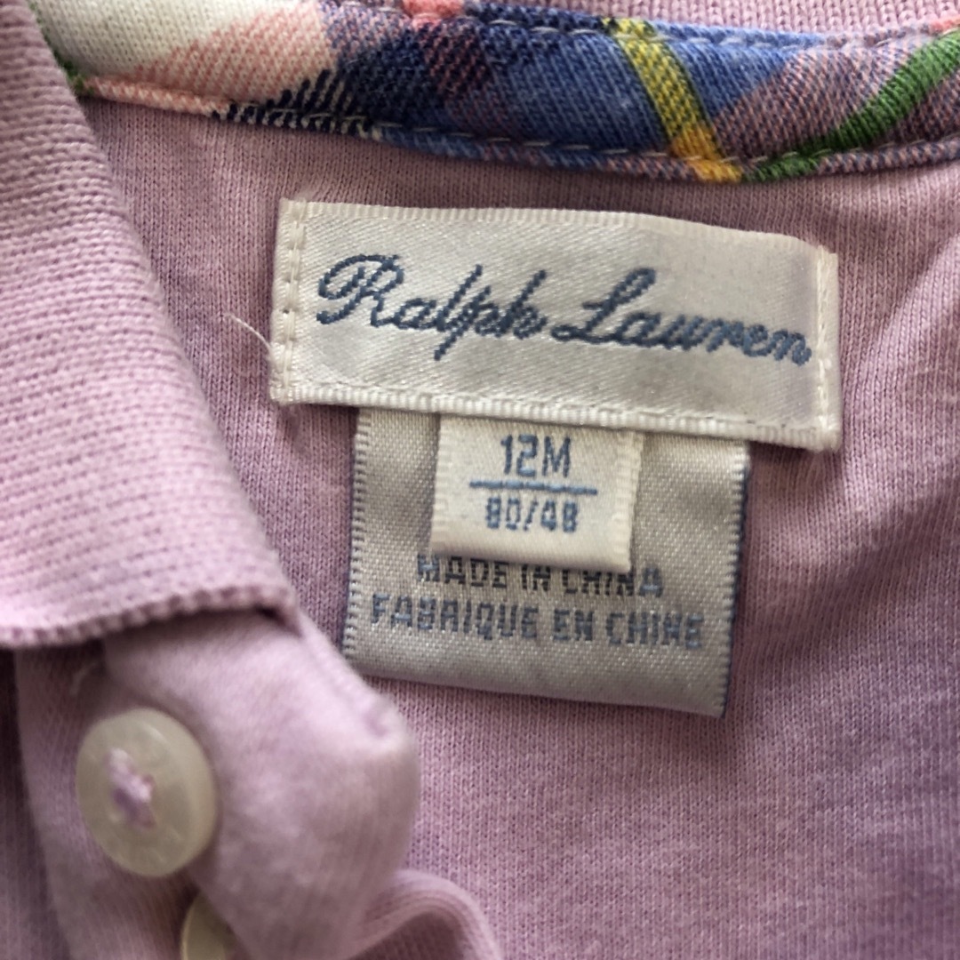 POLO RALPH LAUREN(ポロラルフローレン)のポロラルフローレン　ロンパース コムサワンピースセット キッズ/ベビー/マタニティのベビー服(~85cm)(ロンパース)の商品写真