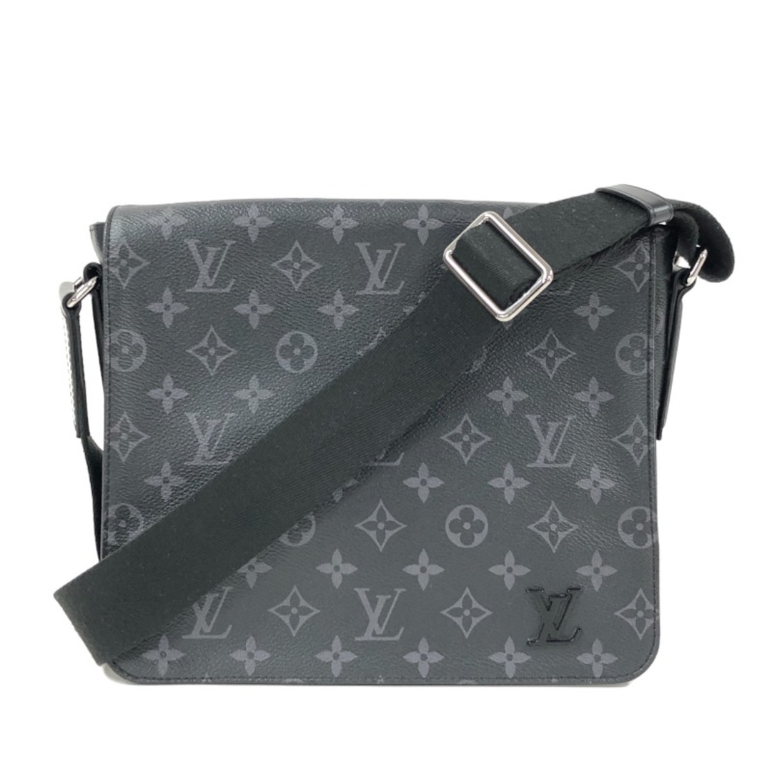 ルイ・ヴィトン LOUIS VUITTON デイストリクリトPM NM M44000 ブラック シルバー金具 モノグラム・エクリプス メンズ ショルダーバッグ