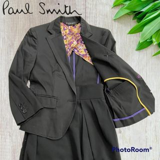 希少品　PS・Paul Smith　ウールベロアジャケット　スカートセットアップ