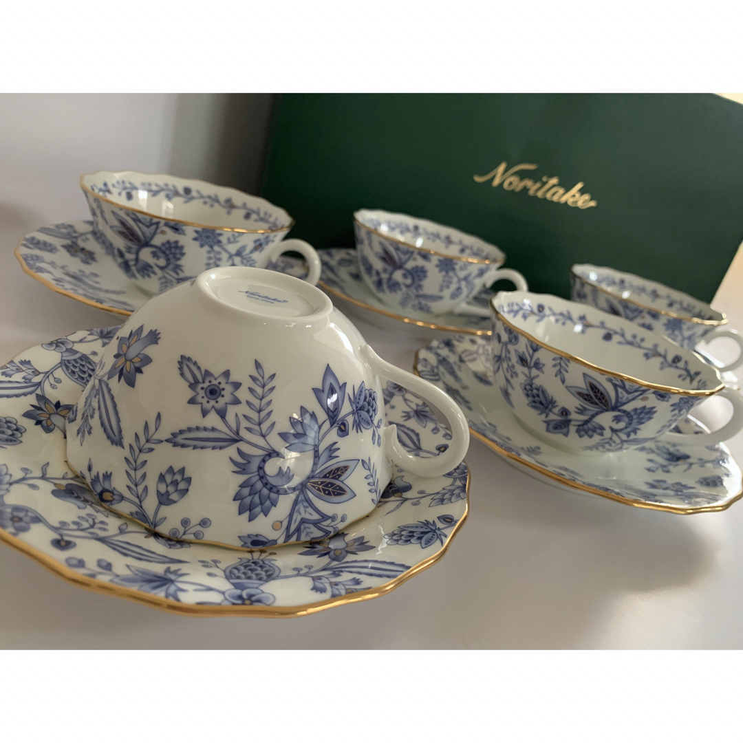 Noritake - ノリタケ ブルーソレンティーノ 5客セットの通販 by フクア