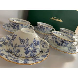 ノリタケ(Noritake)のノリタケ　ブルーソレンティーノ　5客セット(食器)