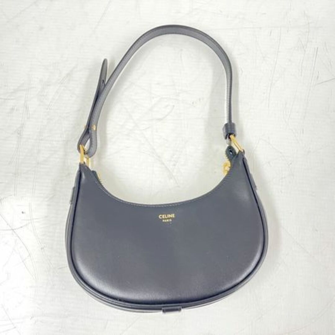 CELINE アヴァ ショルダーバッグ スムースカーフスキン ミニバッグ ブラック T7784032