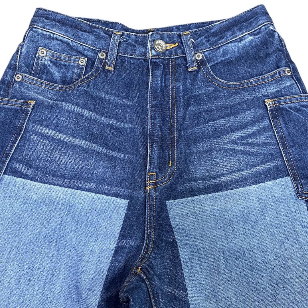 【新品】jeanasis ハイショクデザインデニムパンツ