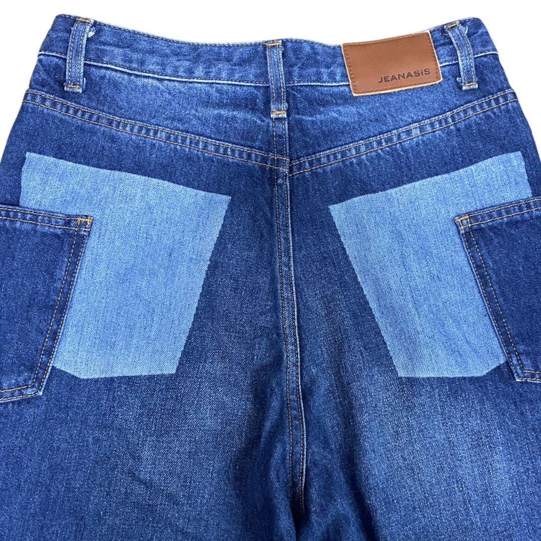【新品】jeanasis ハイショクデザインデニムパンツ