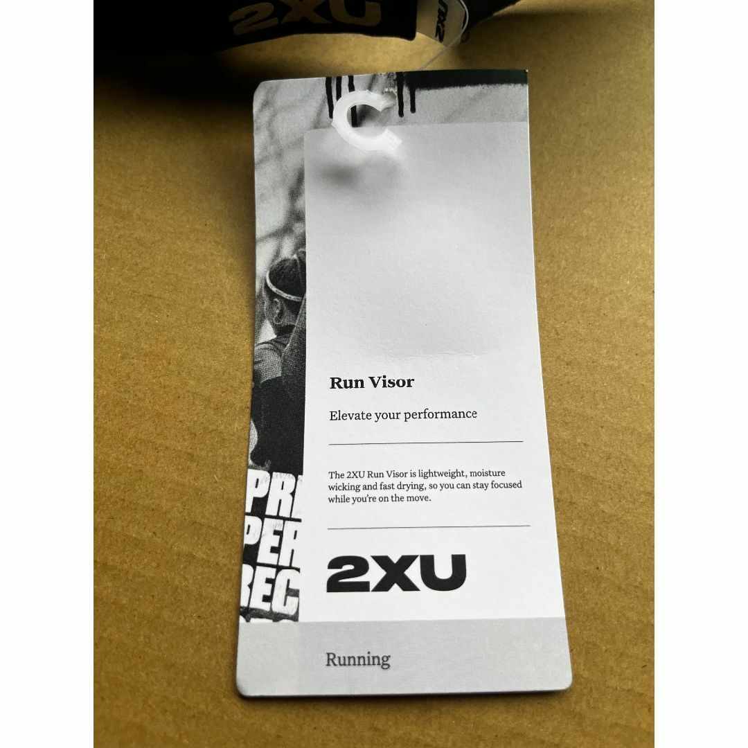 2XU(ツータイムズユー)の★新品 2XU バイザー ツータイムズユー ラン トライアスロン キャップ 黒 スポーツ/アウトドアのランニング(ウェア)の商品写真