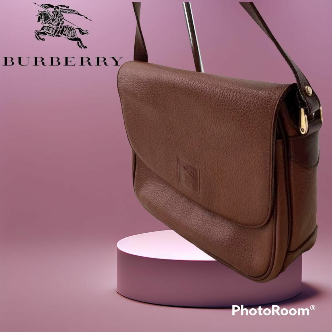 BURBERRY - バーバリーズ レザーショルダーバッグ 内側ノバチェック