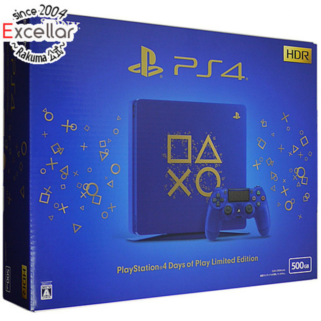 SONY　プレイステーション4 500GB　Days of Play Limited Edition　CUH-2100ABZN 元箱あり