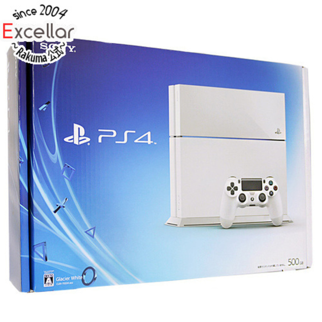 PlayStation4(プレイステーション4)のSONY　プレイステーション4 500GB ホワイト　CUH-1100AB02 元箱あり エンタメ/ホビーのゲームソフト/ゲーム機本体(家庭用ゲーム機本体)の商品写真