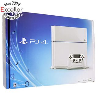 プレイステーション4(PlayStation4)のSONY　プレイステーション4 500GB ホワイト　CUH-1100AB02 元箱あり(家庭用ゲーム機本体)