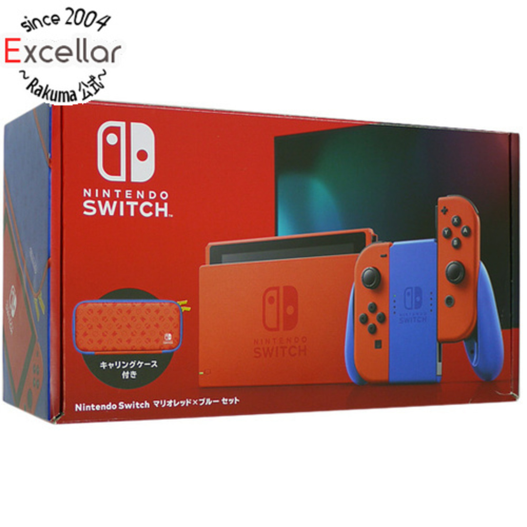 Nintendo Switch(ニンテンドースイッチ)の任天堂　Nintendo Switch マリオレッド×ブルー セット　HAD-S-RAAAF 元箱あり エンタメ/ホビーのゲームソフト/ゲーム機本体(家庭用ゲーム機本体)の商品写真