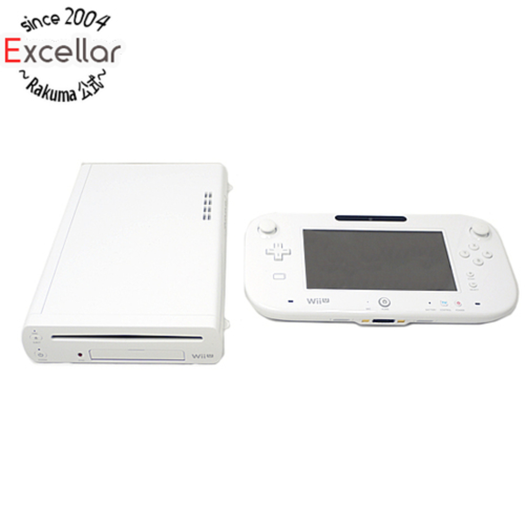 Wii U(ウィーユー)の任天堂　Wii U BASIC SET shiro　8GB　本体・ゲームパッドのみ　いたみ エンタメ/ホビーのゲームソフト/ゲーム機本体(家庭用ゲーム機本体)の商品写真