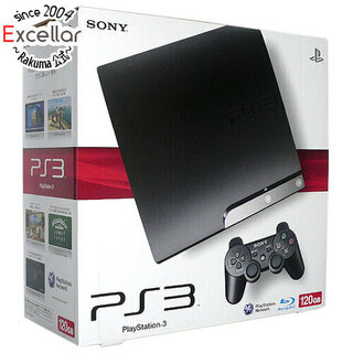プレイステーション3(PlayStation3)のSONY　プレイステーション3 120GB ブラック CECH-2100A　ゴム足なし 元箱あり(家庭用ゲーム機本体)
