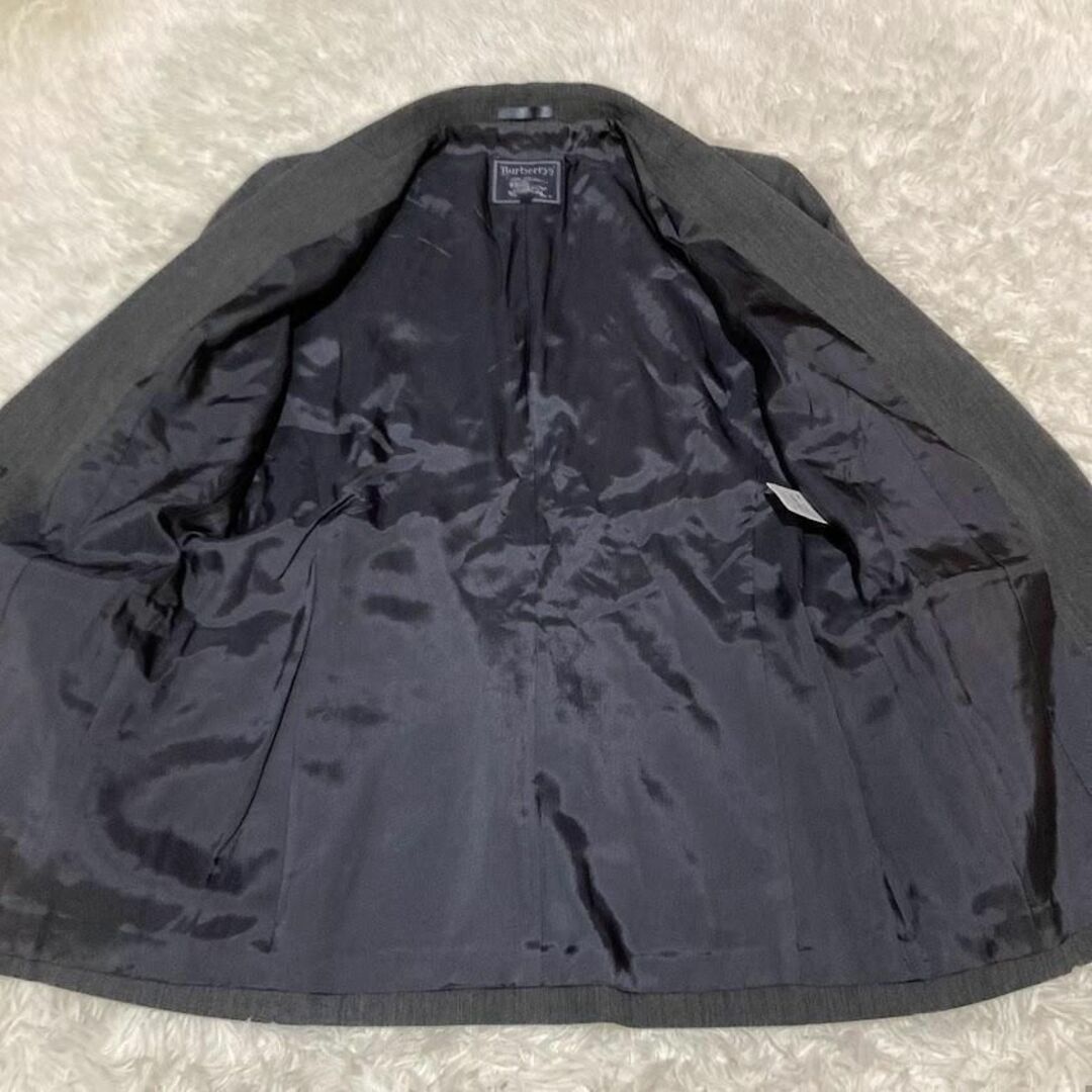 ☆BURBERRYS☆ スカートスーツ セットアップ 40 ウール グレー