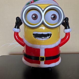 ミニオン(ミニオン)のミニオンポップコーンバケツ　クリスマス(キャラクターグッズ)