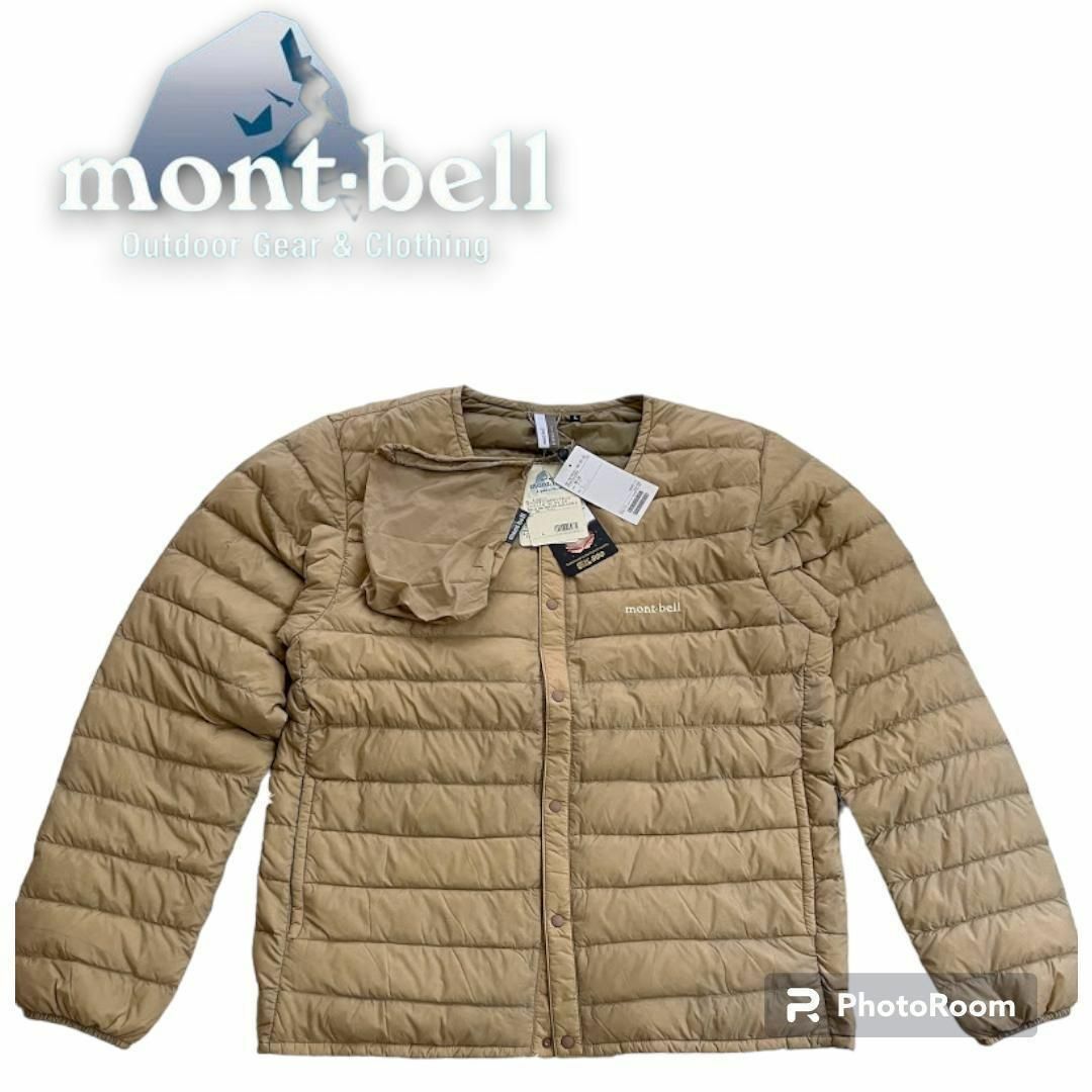 mont bell(モンベル)の新品タグ付　B:MING by BEAMS×モンベル　スペリオダウンL　ベージュ スポーツ/アウトドアのアウトドア(登山用品)の商品写真