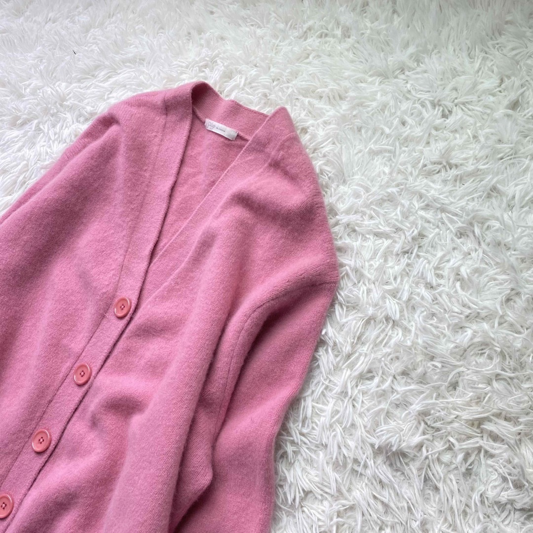 美品✨プラージュ カーディガン 秋服 カシミヤ 冬服 Vネック ウール ファー
