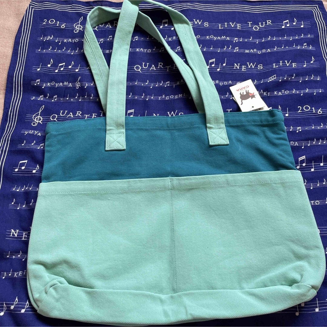 飛行船　CARA 猫ちゃん刺繍　トートバッグ レディースのバッグ(トートバッグ)の商品写真