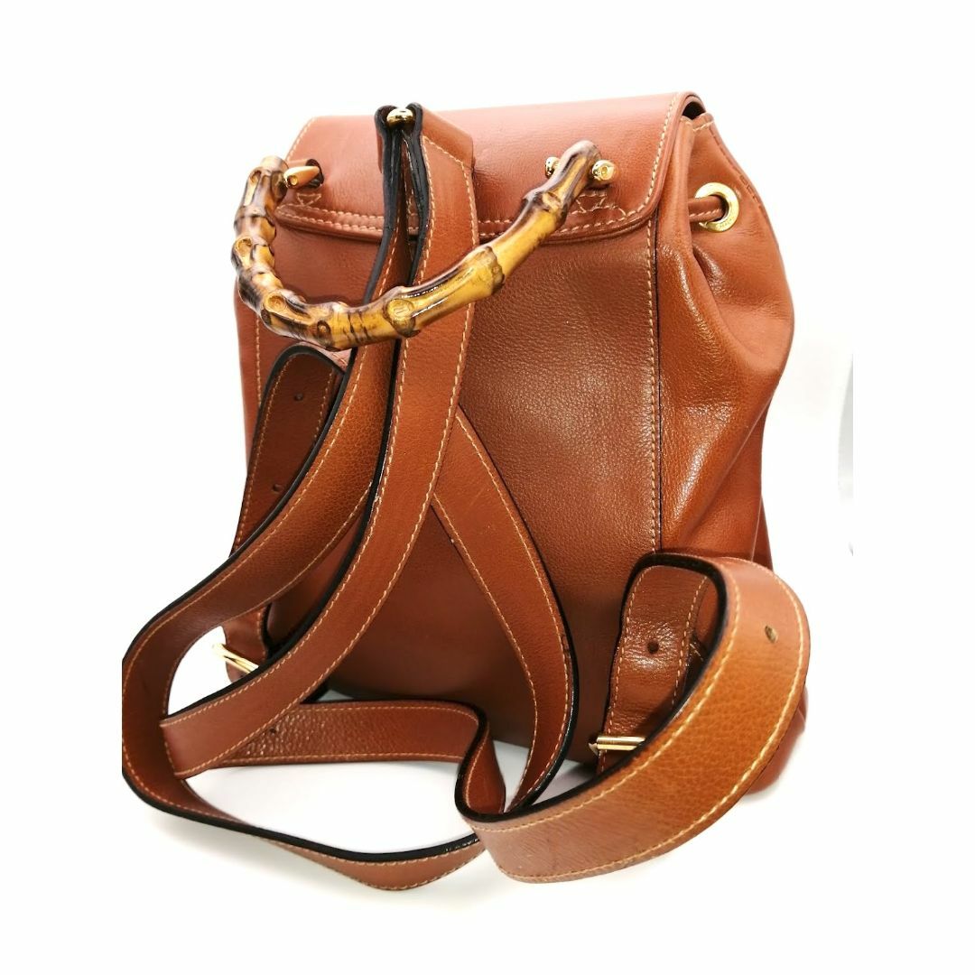 美品 GUCCI グッチ バンブー ミニリュック レディース レザー 竹 美品 GUCCI グッチ バンブー ミニリュック レディース レザー 竹