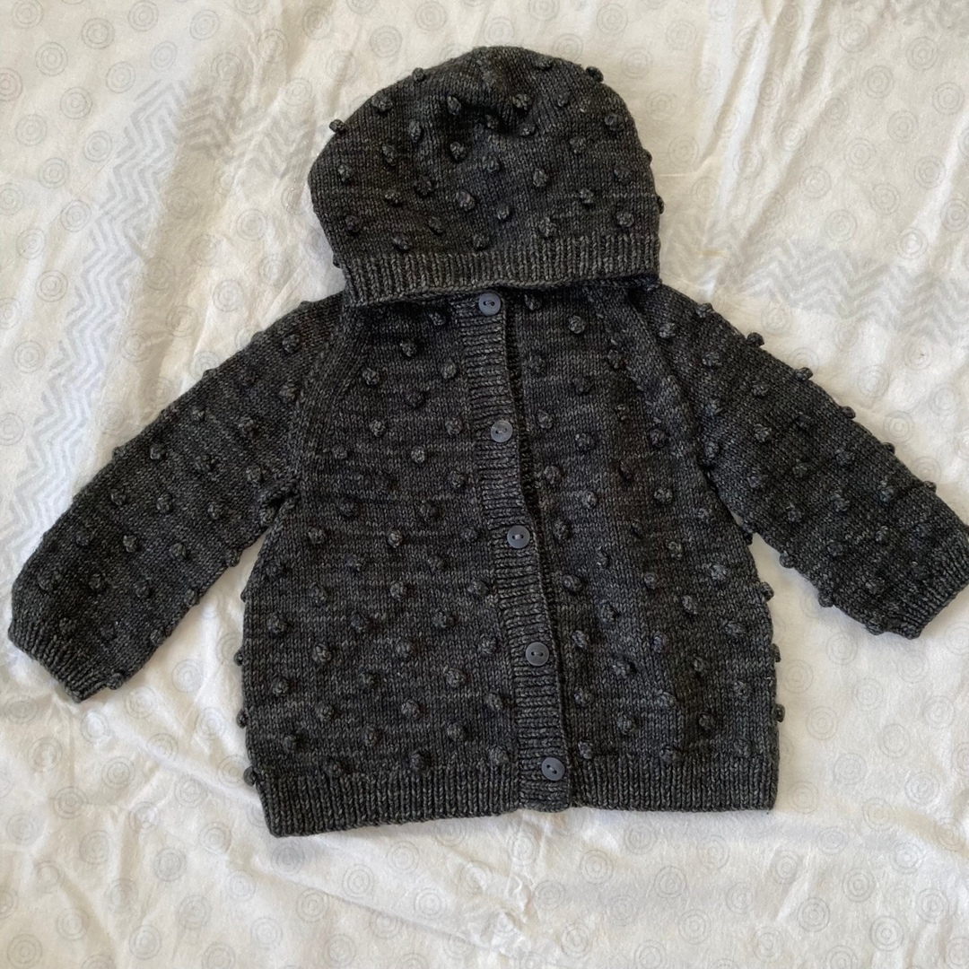 カーディガンmisha&puff Popcorn Cardigan Graphite 2-3