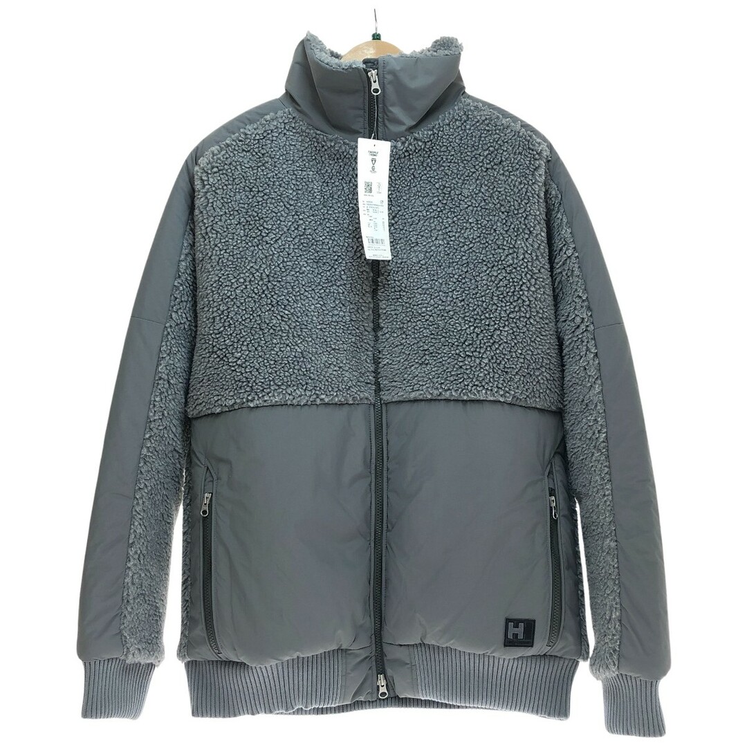 □□HELLY HANSEN ヘリーハンセン ファイバーパイルサーモライアジャケット XLサイズ HOE52290 ミックスチャコールグレー