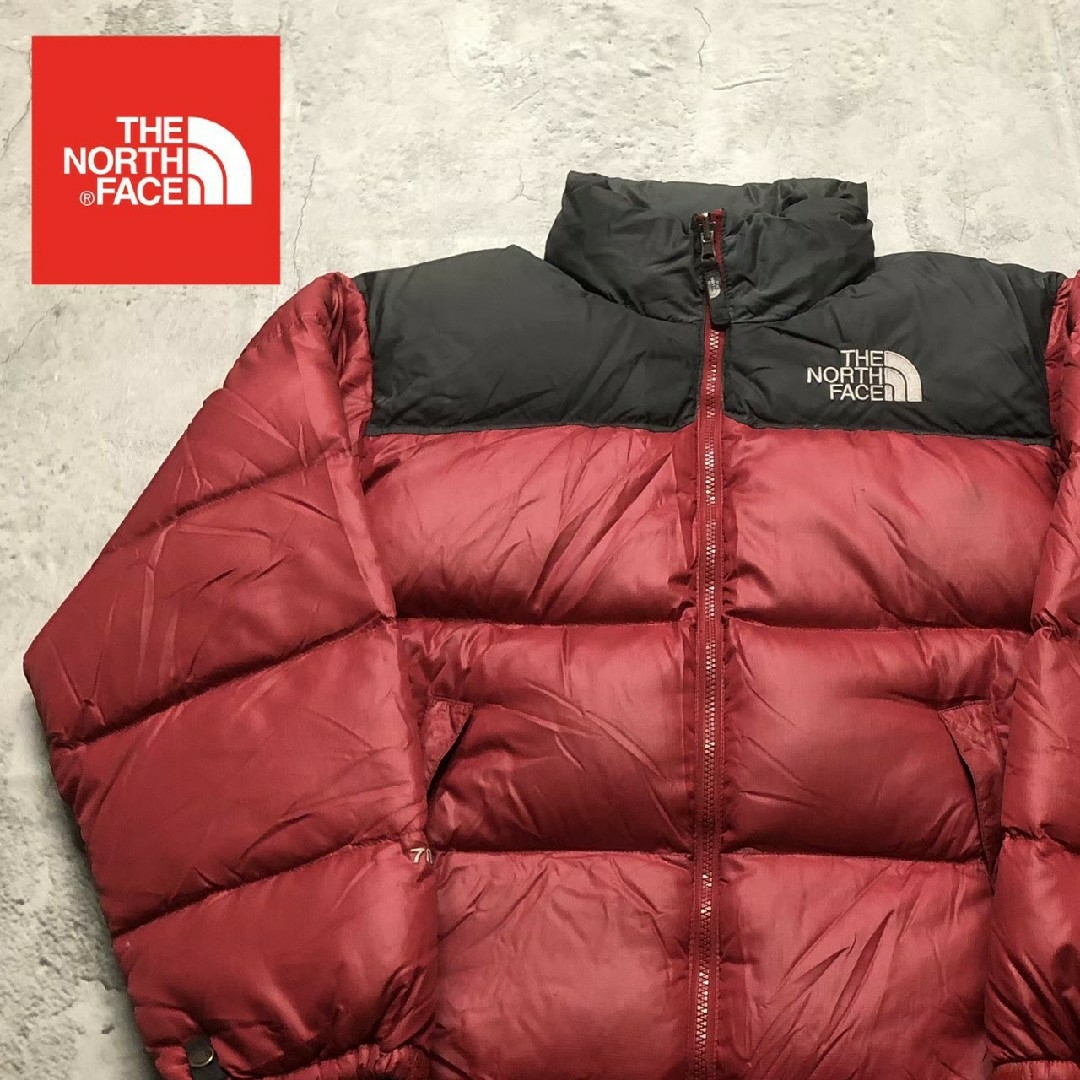 THE NORTH FACE - ザノースフェイス ダウンジャケット レッド メンズS