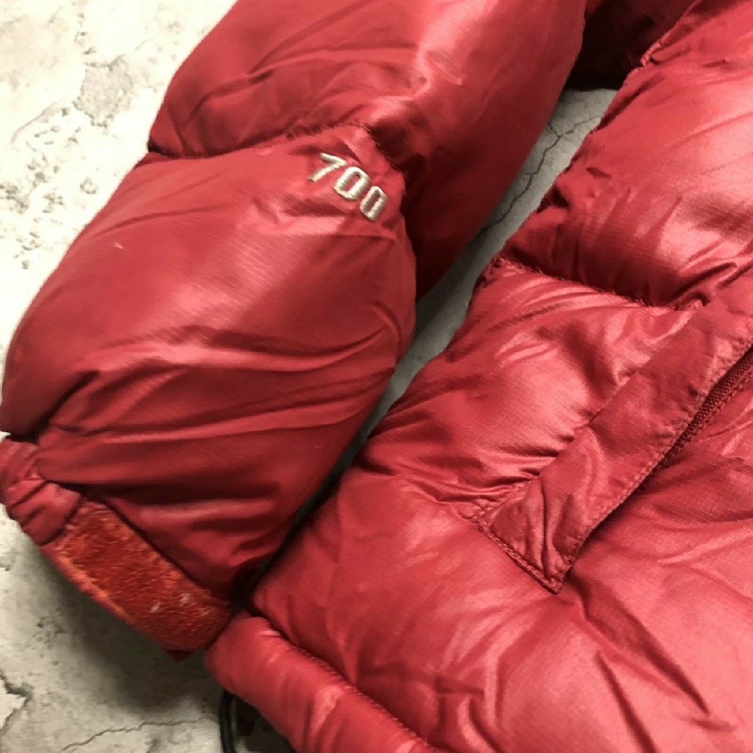 THE NORTH FACE   ザノースフェイス ダウンジャケット レッド メンズS