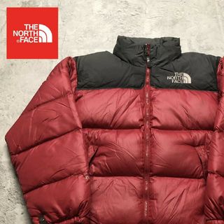 ノースフェイス(THE NORTH FACE) ダウンジャケット(メンズ)(レッド