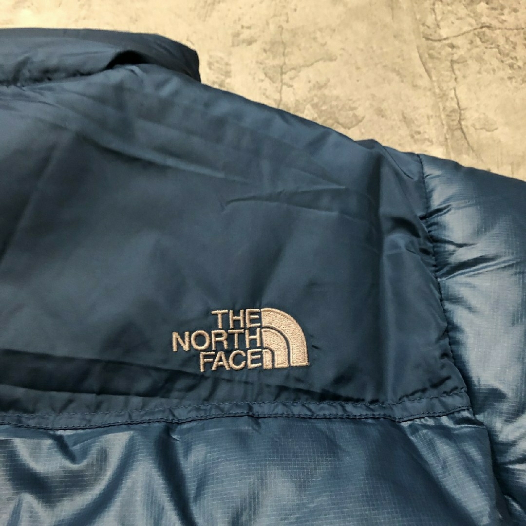 ノースフェイス 　ダウンジャケット　700フィル　ヌプシ　レディースM　ブルー